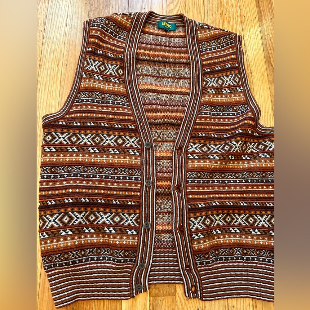 Vintage Kenzo made in Japan vest